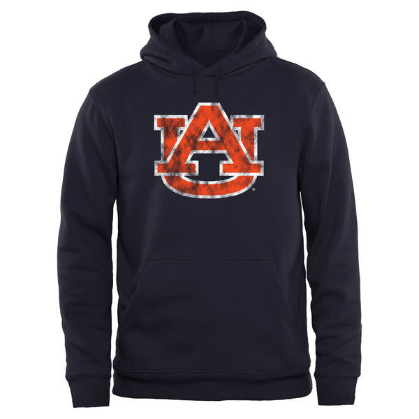 Men's Auburn Tigers Navy Orange College Hot Printing Football Hoodies
